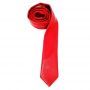 Leren stropdas rood