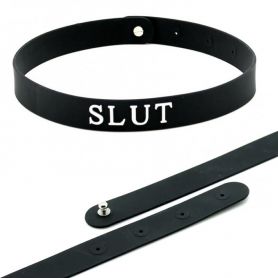Silicone collar Slut