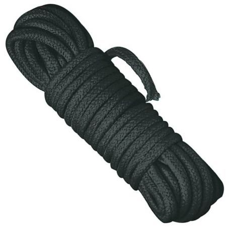 Zwart katoenen bondage touw 7 meter