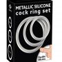 Metallic cock ring set